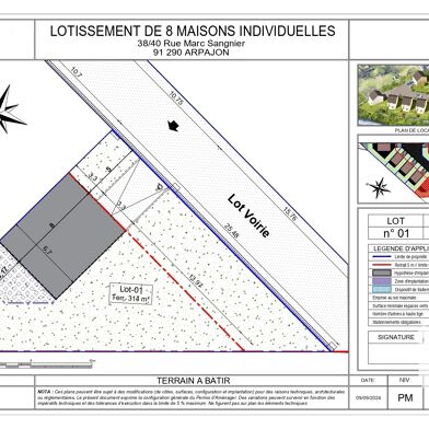 Terrain  149000 €