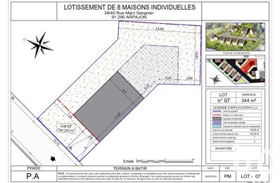 vente terrain 165 000 € à proximité de Montlhéry (91310)