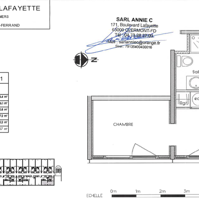 Appartement 1 pièce 22 m²