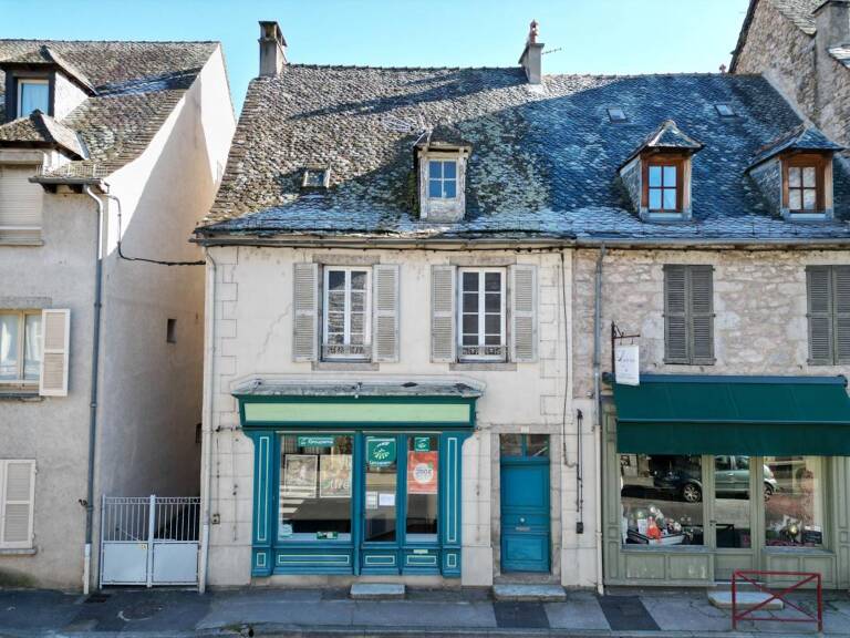 À Vendre : Maison de Ville avec Local Commercial Loué – Entraygues-sur-Truyère — photo 1
