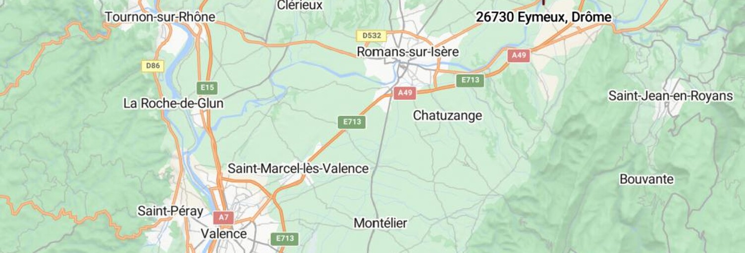 Terrain 575 m² à construire Eymeux (26730)