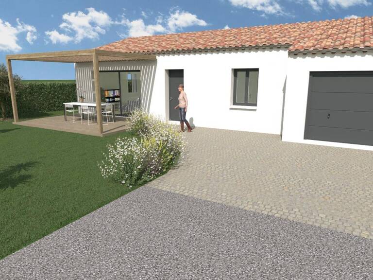 à Vendre: Maison Plain-Pied + Terrain Les Granges Gontardes — photo 1