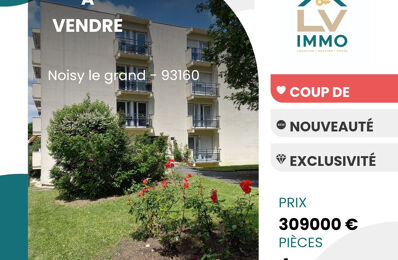 vente appartement 309 000 € à proximité de Lognes (77185)