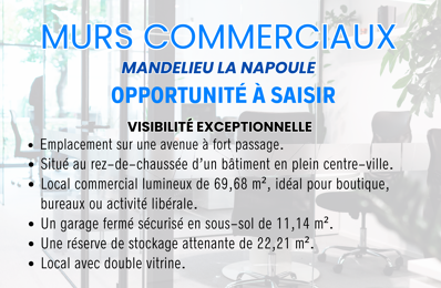 vente commerce 349 000 € à proximité de Mougins (06250)