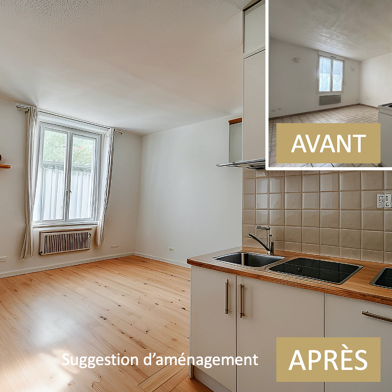 Appartement 1 pièce 23 m²