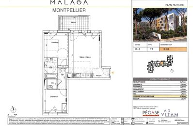 location appartement 872 € CC /mois à proximité de Saussan (34570)