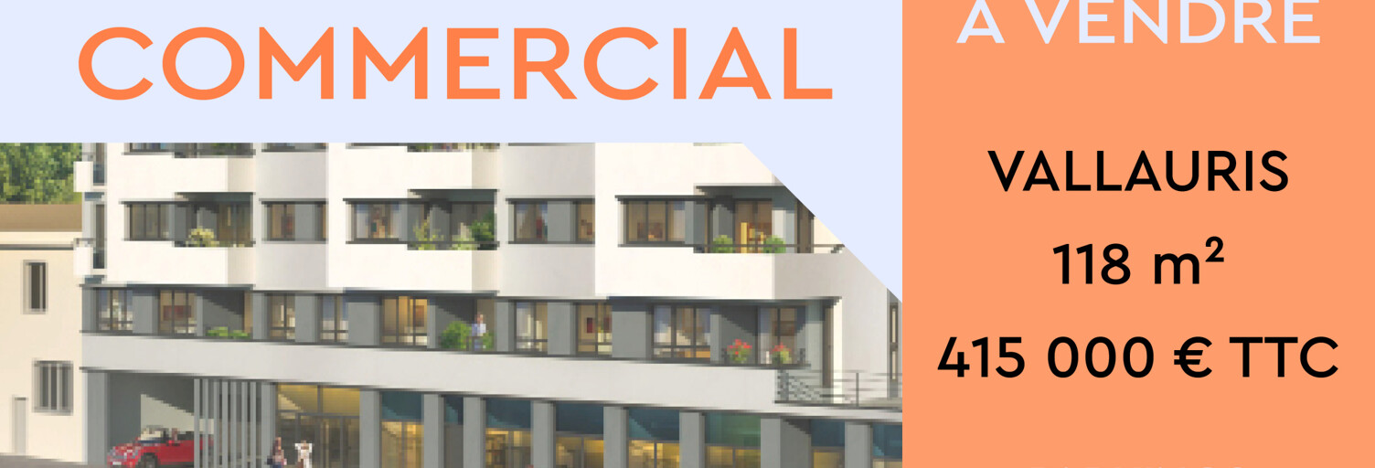 Commerce  118 m² à vendre à Vallauris (06220)