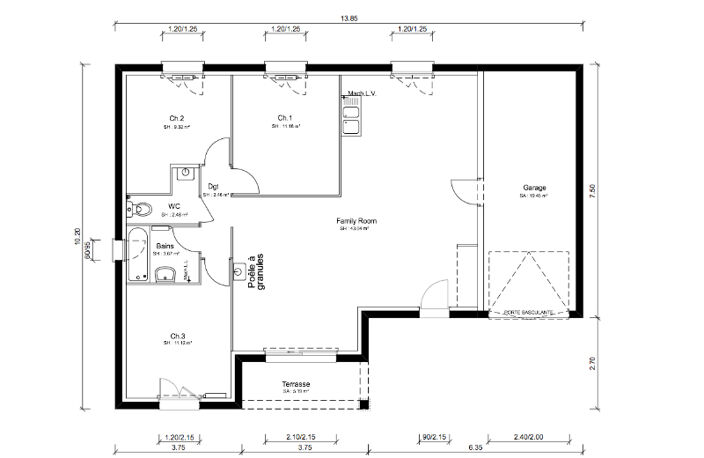 Vente maison 4 pièces 83 m² Chanoz-Châtenay (01400) — photo 2