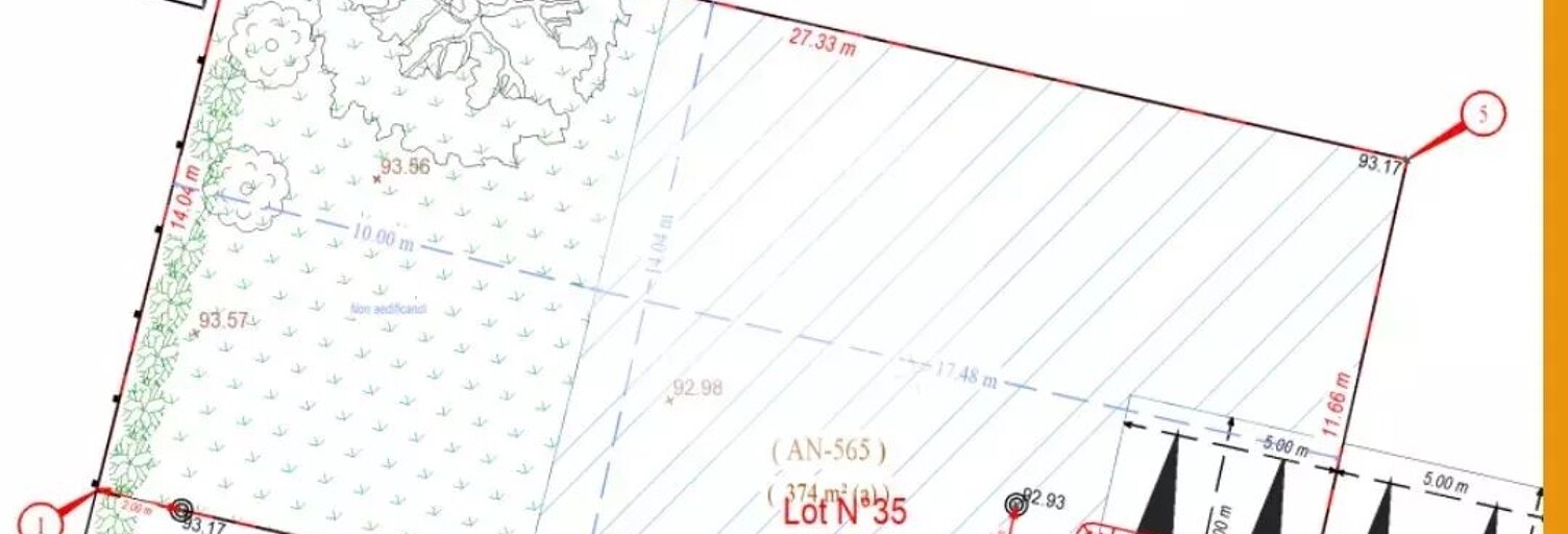 Terrain  374 m² à vendre à Beaupréau-en-Mauges (49600)