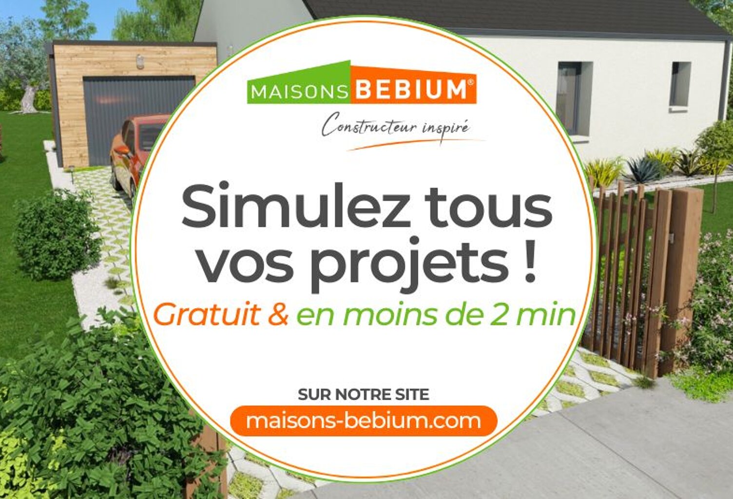 Projet de construction d'une maison 69.93 m² avec terrain à SAINT-BENOIT-D'HEBERTOT (14) — photo 1
