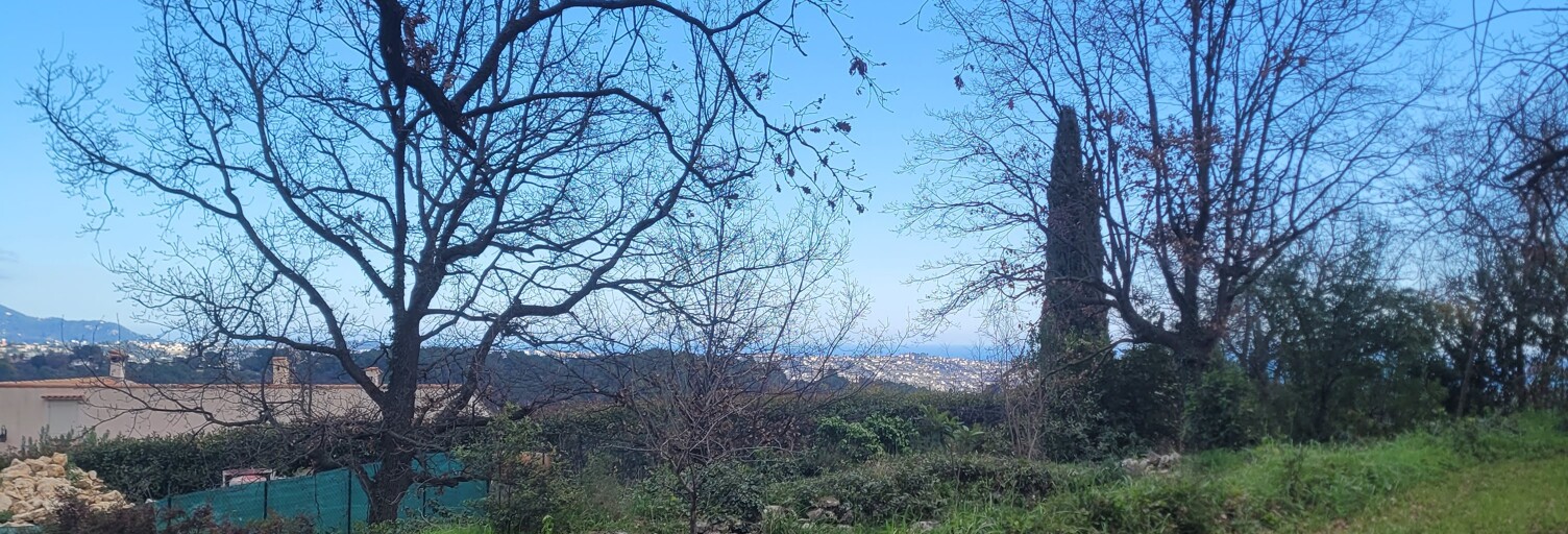 Terrain 1900 m² à construire La Gaude (06610)