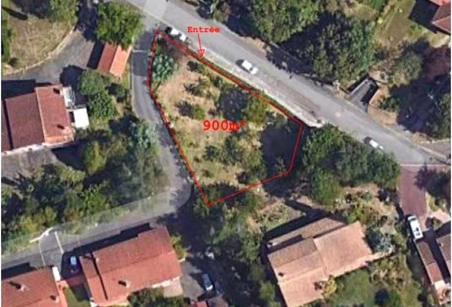 A VENDRE : TERRAIN 900m2 COLOMIERS DANS IMPASSE AU CALME — photo 1