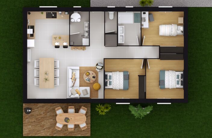 Maison 3 chambres 85 m²  — photo 2
