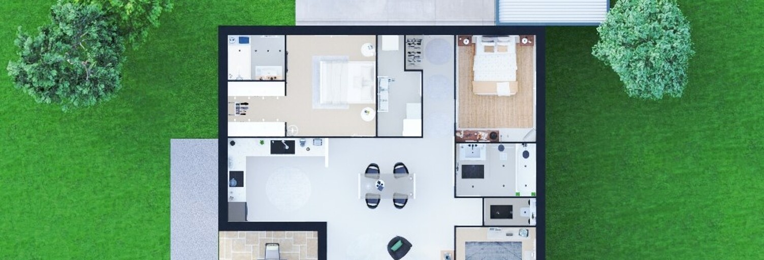 Maison 99 m² à construire Bougue (40090)