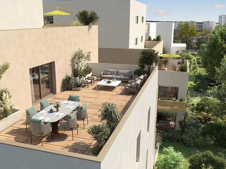 Découvrez Les Jardins d'Elsa : votre programme neuf à Vaulx-en-Velin — photo 1
