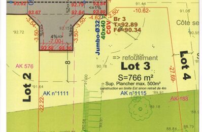 vente terrain 155 000 € à proximité de Cursan (33670)