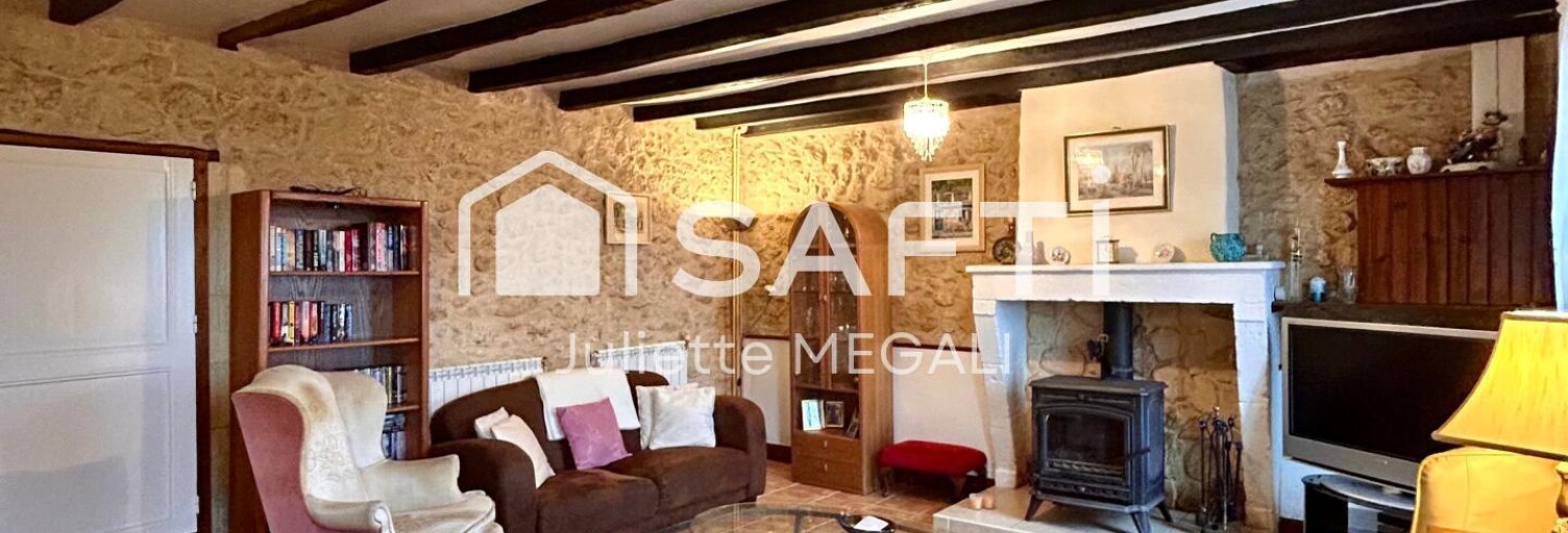Maison 4 Pièces 83 m² à vendre à Villefranche-de-Lonchat (24610)