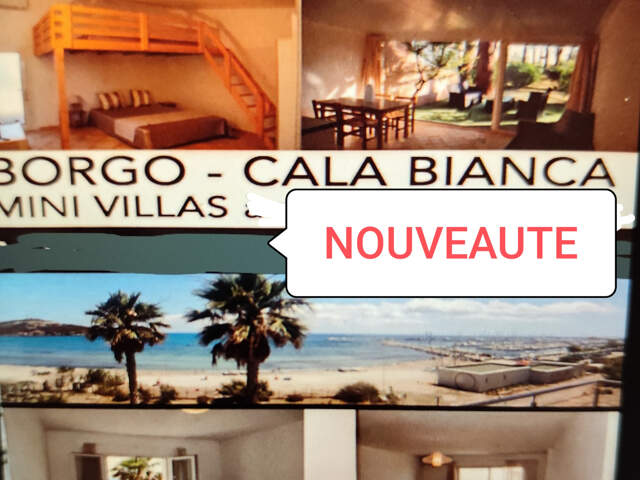 Mini Villa les pieds dans l'eau à BORGO — photo du bien