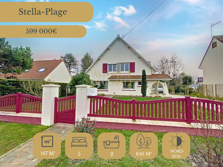 EN EXCLUSIVITE SUPERBE VILLA DE CARACTERE A STELLA-PLAGE 5 C — photo 1