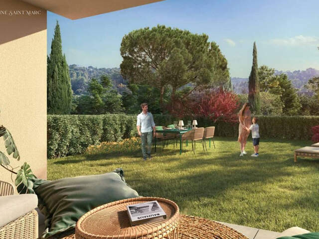 APPARTEMENT T4 AVEC JARDIN A VENDRE SUR AIX EN PROVENCE ST M — photo du bien