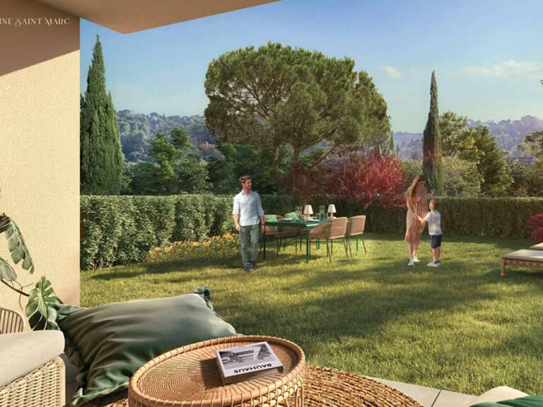 APPARTEMENT T4 AVEC JARDIN A VENDRE SUR AIX EN PROVENCE ST M — photo 1