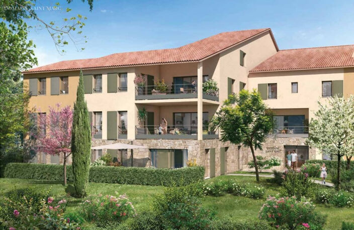 APPARTEMENT NEUF T4 DUPLEX A VENDRE SUR AIX EN PROVENCE ST M — photo 4