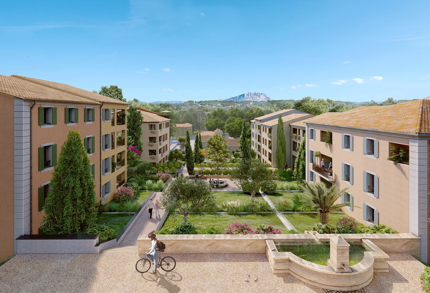 APPARTEMENT NEUF T4 AVEC TERRASSES A VENDRE SUR AIX - LA DUR — photo 1