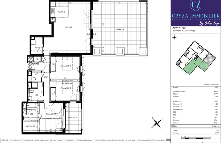 APPARTEMENT NEUF T4 AVEC TERRASSES A VENDRE SUR AIX - LA DUR — photo 2