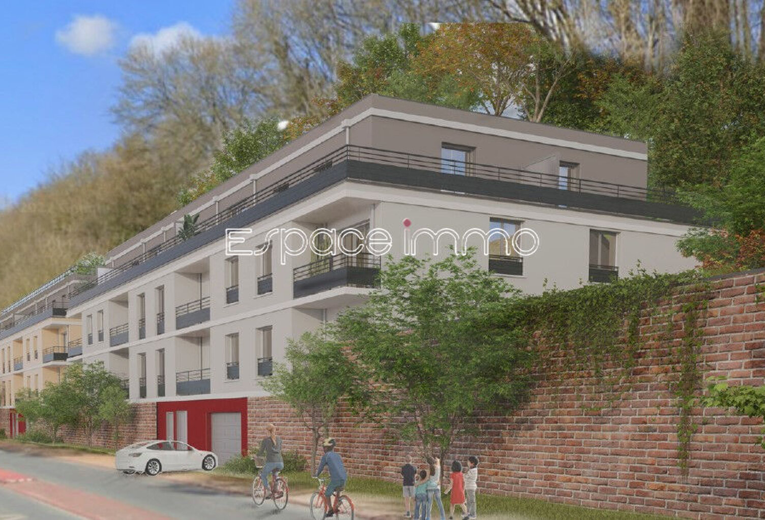 APPARTEMENTS AVEC BALCON ET PARKING - RESIDENCE SECURISEE - LE HOULME - 3 PIECES - ENTRE 56.09 m² ET 63.62 m² — photo 1