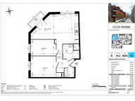 APPARTEMENTS T3 AVEC BALCON ET PARKING - RESIDENCE SECURISEE - ROUEN RIVE GAUCHE - 3 PIECES - DE 58.37 m² A 68.49 m² — photo 2