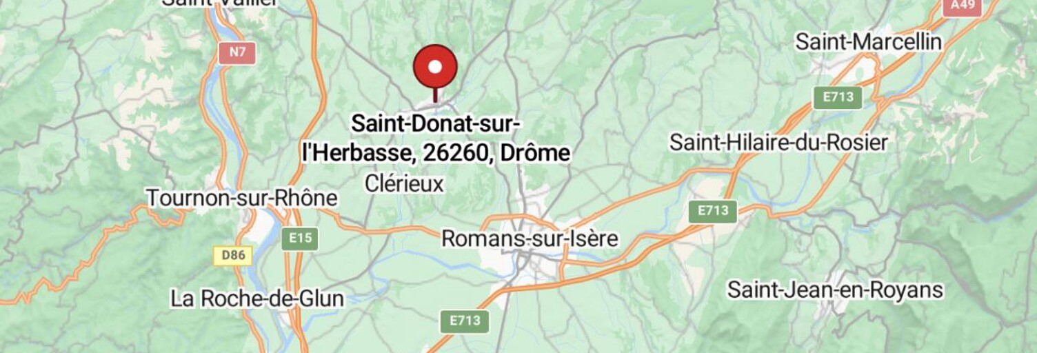 Terrain 629 m² à construire Saint-Donat-sur-l'Herbasse (26260)