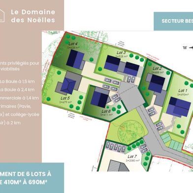 Terrain 488 m²