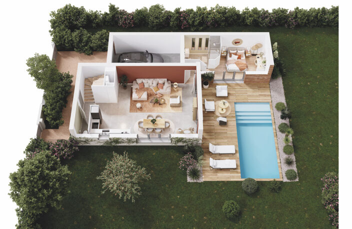 Vente programme neuf T2, T3, T4, T5 41 à 117 m² Tournefeuille (31170) — photo 5