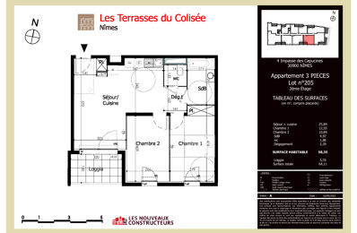 location appartement 704 € CC /mois à proximité de Redessan (30129)