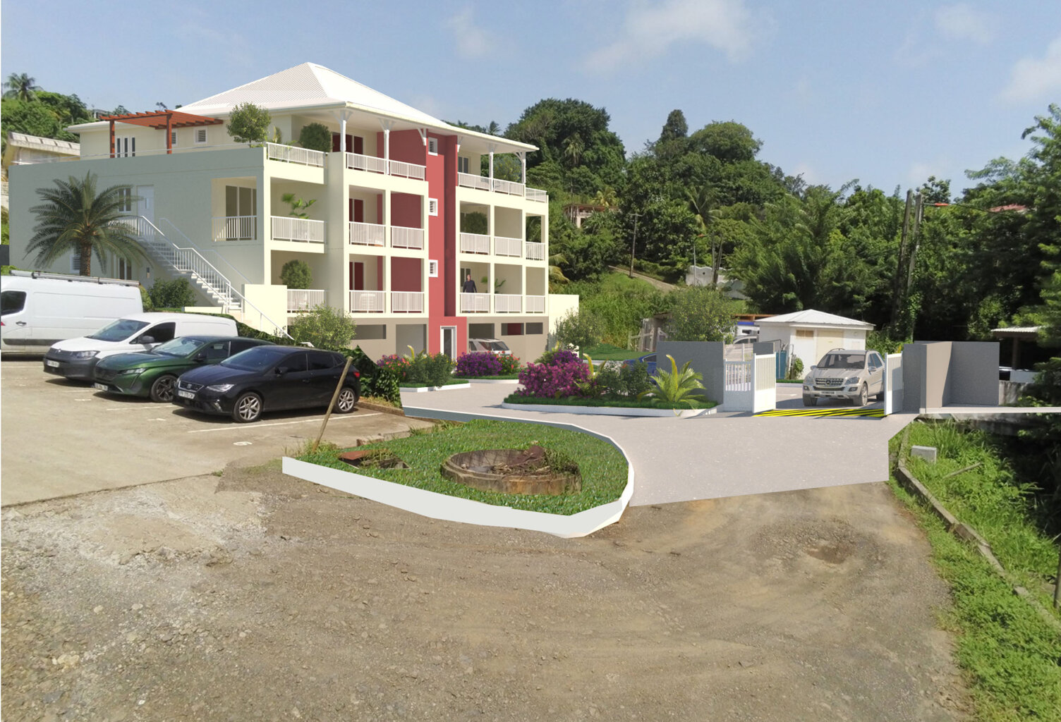 PROGRAMME NEUF - LE LAMENTIN -T2 DANS RESIDENCE NEUVE / VENT — photo 1