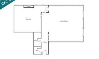 Appartement 2 Pièces 42 m² à vendre à Meyzieu (69330)