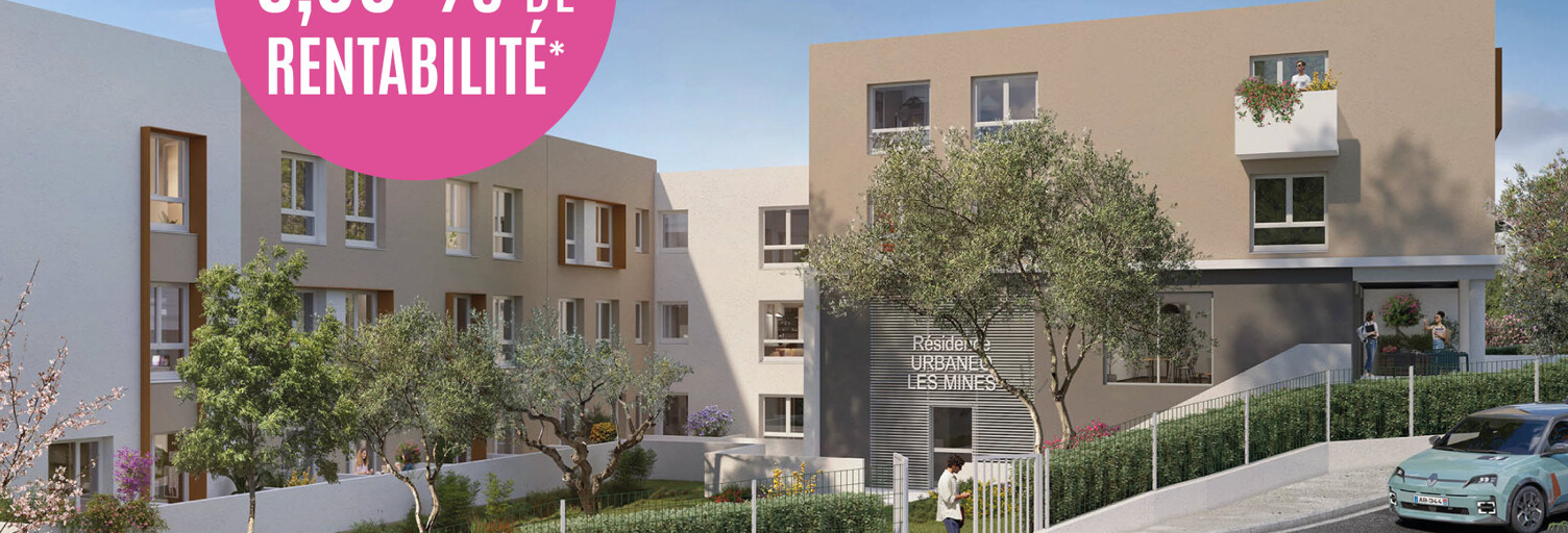 Appartement neuf T1, T2, T3 Pièce 17 à 60 m² à vendre à Alès (30100)