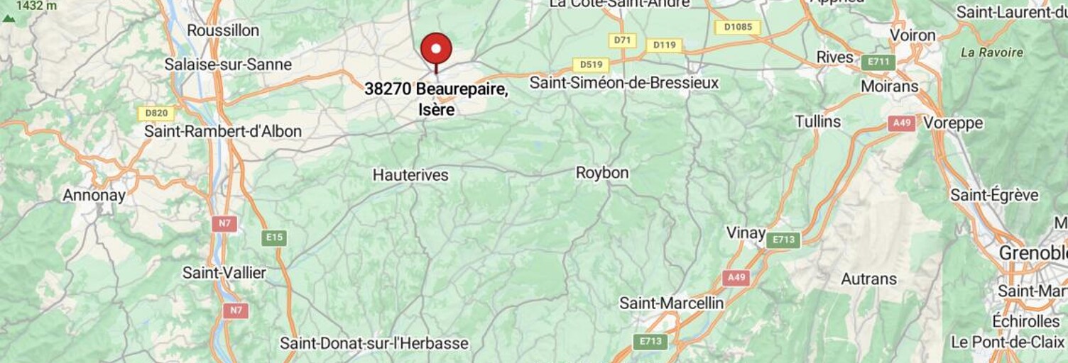 Terrain 516 m² à construire Beaurepaire (38270)