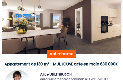 appartement 5 pièces 132 m2 à vendre à Mulhouse (68100)