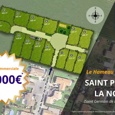 Terrain 445 m²