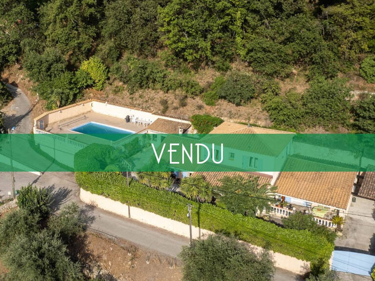 GATTIERES, Villa provençale individuelle avec piscine en pos — photo 1