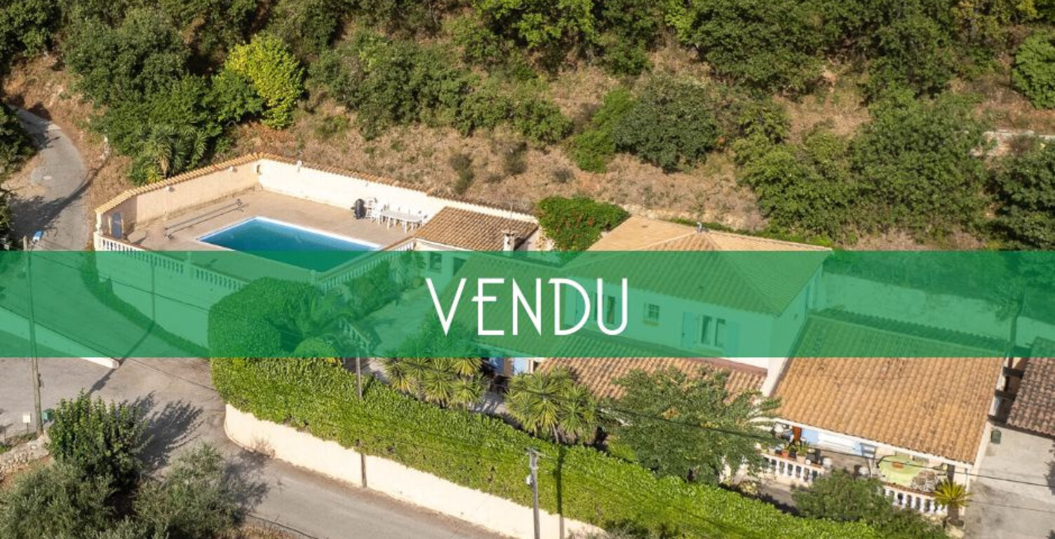 GATTIERES, Villa provençale individuelle avec piscine en pos — photo 1