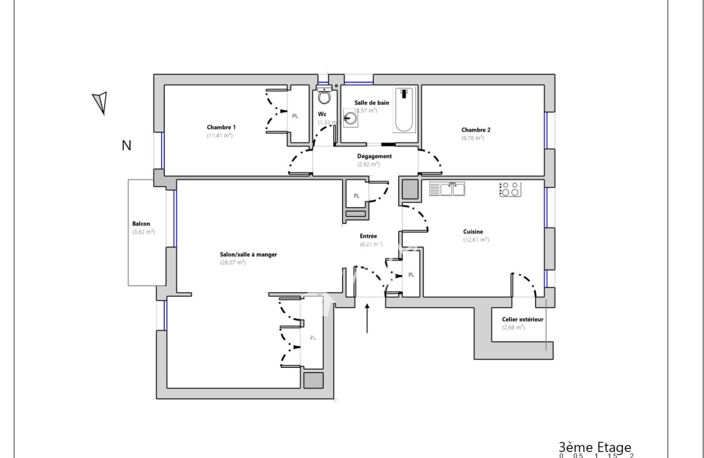 Appartement dernier étage sur les hauteurs de Vallauris — photo 3