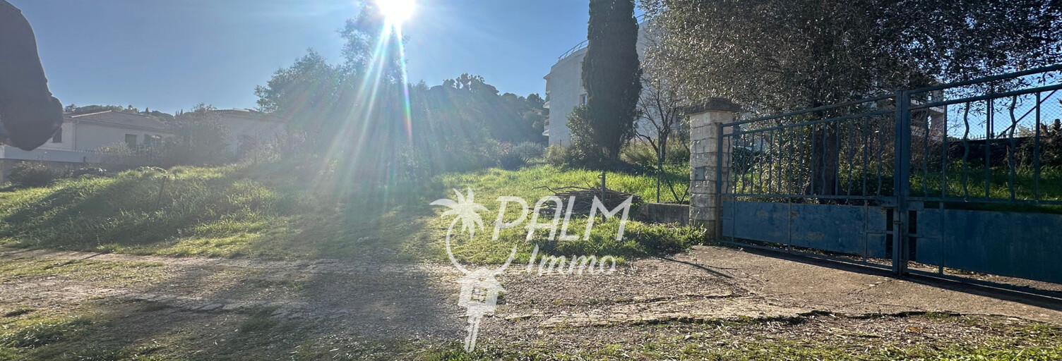 Terrain  1008 m² à vendre à Vallauris (06220)
