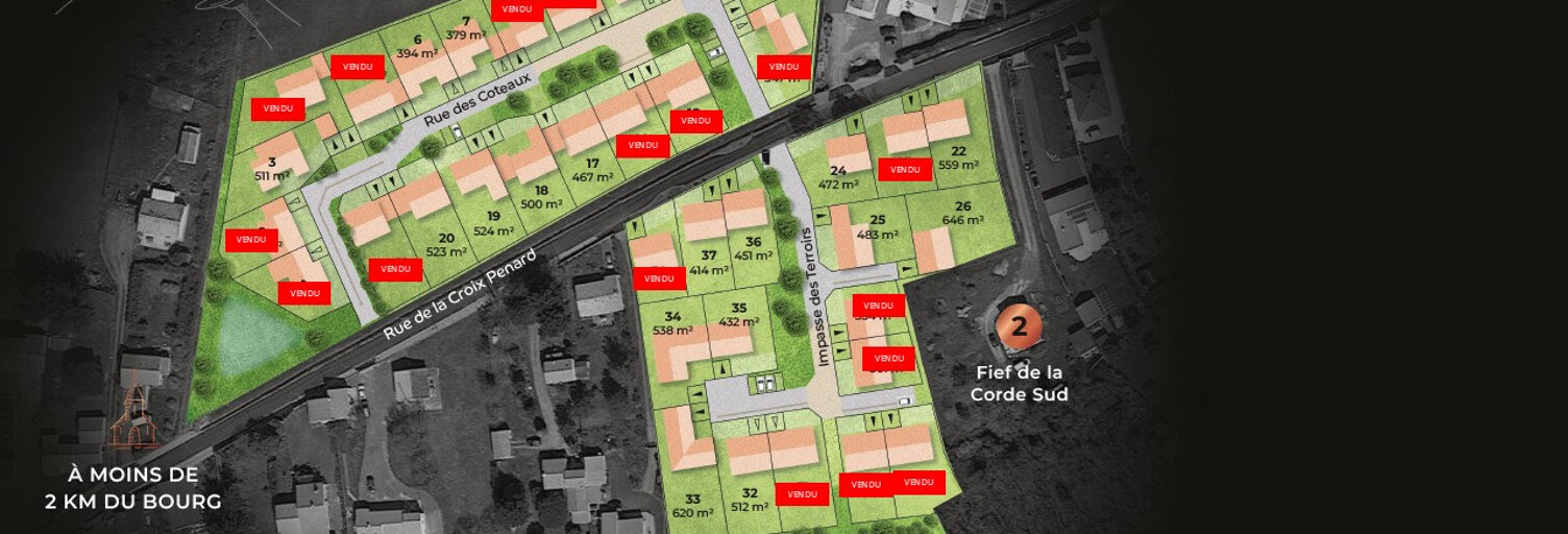 Terrain  379 m² à vendre à Brem-sur-Mer (85470)