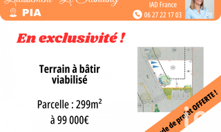 Terrain  299 m² à vendre à Pia (66380)