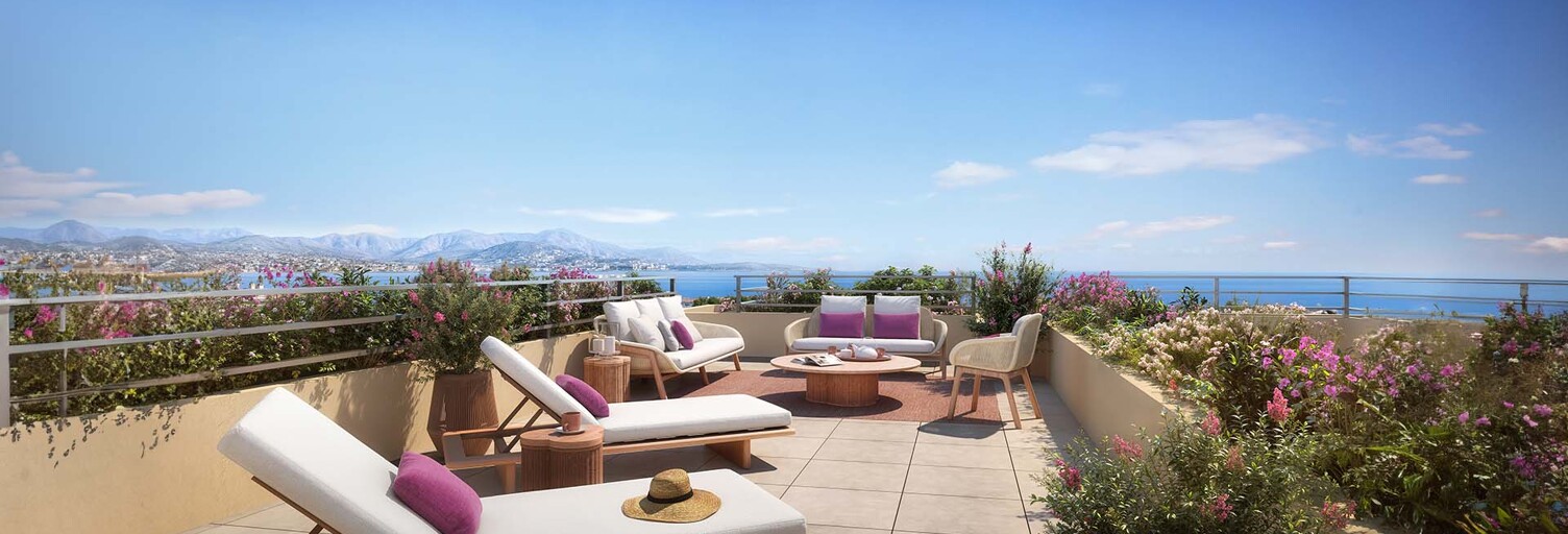 Appartement neuf T1, T2, T3 Pièce 29 à 62 m² à vendre à Antibes (06600)