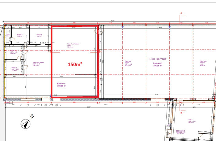 AUXERRE - 73 RUE DE MOULIN DU PRESIDENT - CELLULE COMMERCIALE DE 310M² — photo 3