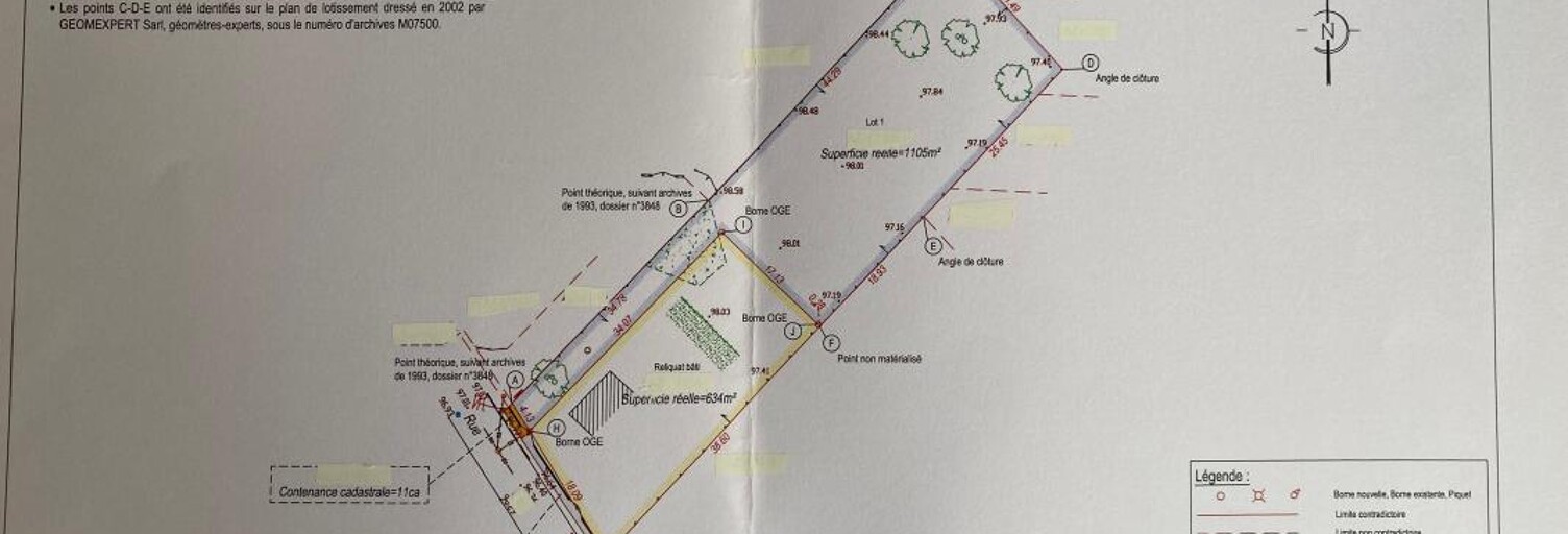 Terrain  1105 m² à vendre à Amilly (45200)