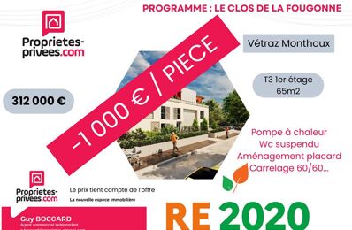 vente appartement 312 000 € à proximité de Arthaz-Pont-Notre-Dame (74380)